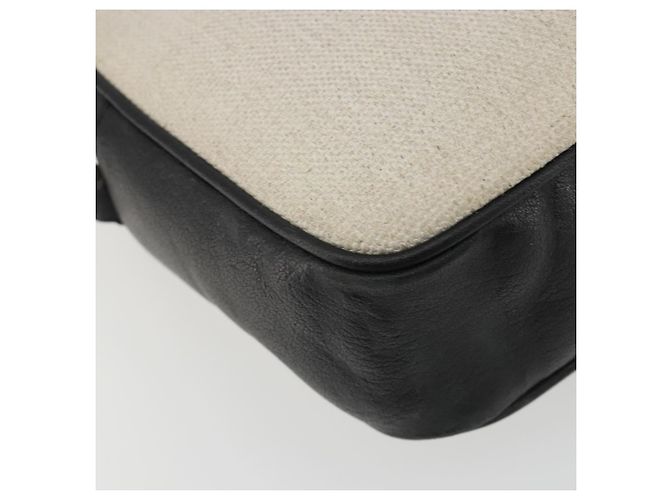 Autre Marque SAINT LAURENT Schultertasche Canvas Beige Silver 520534 Auth bs35824A Silber - vista 13