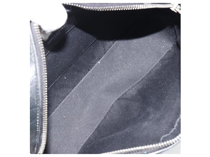 Autre Marque SAINT LAURENT Schultertasche Canvas Beige Silver 520534 Auth bs35824A Silber - vista 19