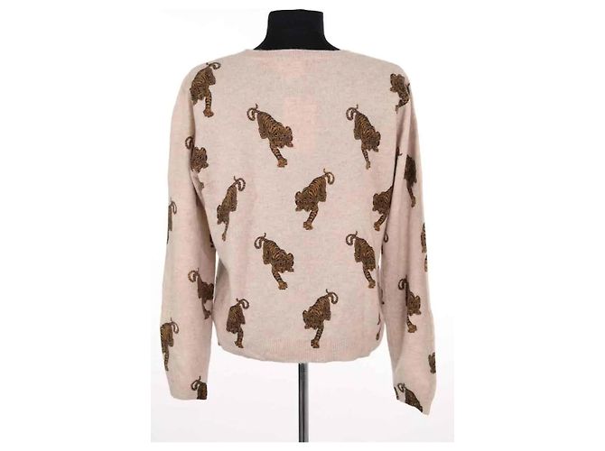 Autre Marque Pull Notshy en cachemire beige S - vue 4