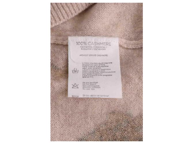 Autre Marque Pull Notshy en cachemire beige S - vue 6
