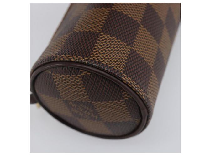 LOUIS VUITTON Damier Ebene Papillon Pouch LV Auth 203026V - vista 11