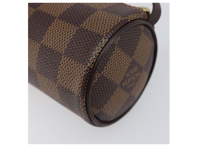 LOUIS VUITTON Damier Ebene Papillon Pouch LV Auth 203026V - vista 12