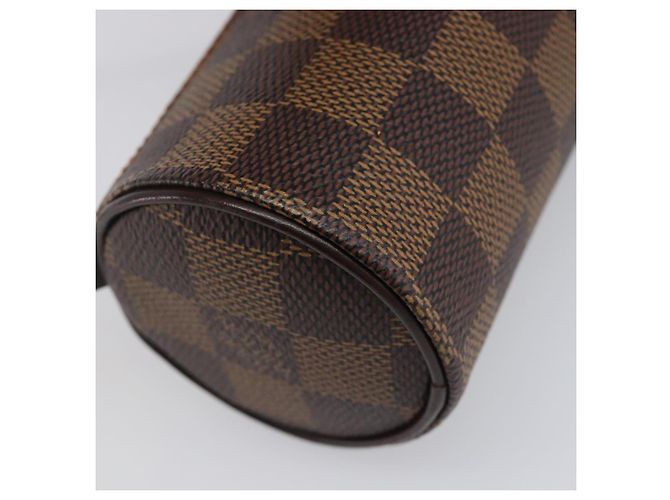 LOUIS VUITTON Damier Ebene Papillon Pouch LV Auth 203026V - vista 13
