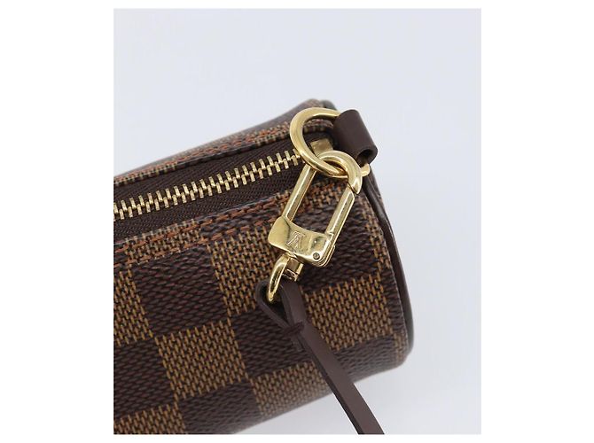 LOUIS VUITTON Damier Ebene Papillon Pouch LV Auth 203026V - vista 14