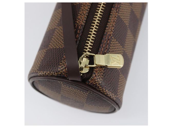 LOUIS VUITTON Damier Ebene Papillon Pouch LV Auth 203026V - vista 15