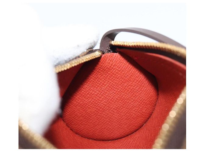 LOUIS VUITTON Damier Ebene Papillon Pouch LV Auth 203026V - vista 19