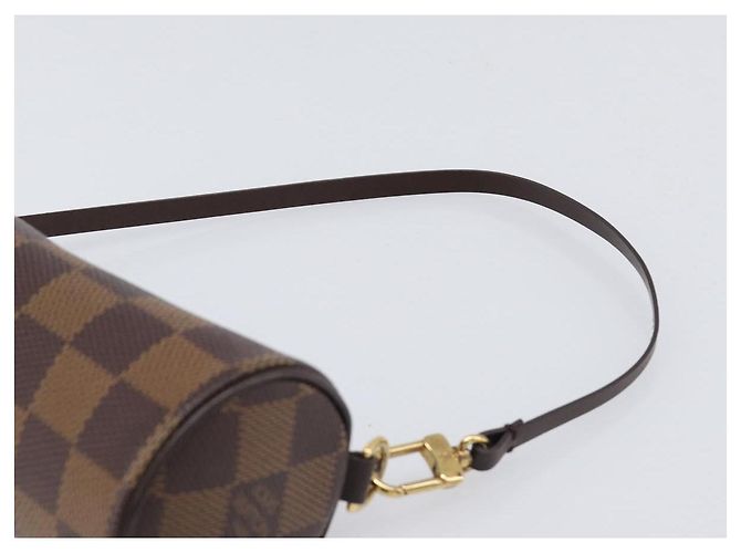 LOUIS VUITTON Damier Ebene Papillon Pouch LV Auth 203026V - vista 8