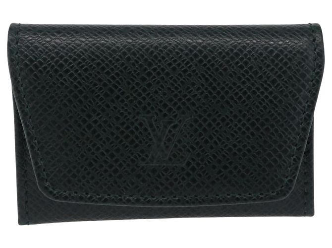 LOUIS VUITTON Taiga Buton de Manchette Cuffs Epicea LV Auth BA15690 - vista 13