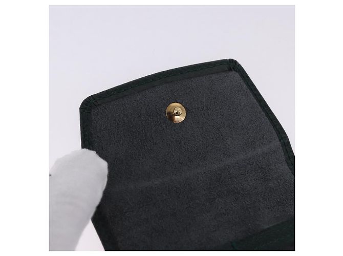 LOUIS VUITTON Taiga Buton de Manchette Cuffs Epicea LV Auth BA15690 - vista 17