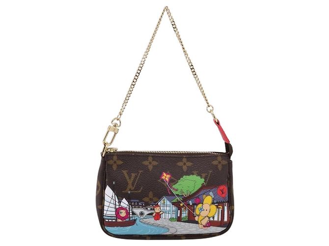 LOUIS VUITTON Monogram Vivienne Mini Pochette Accessoires Pouch LV Auth 204777M Monograma - vista 13