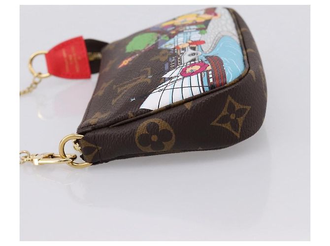 LOUIS VUITTON Monogram Vivienne Mini Pochette Accessoires Pouch LV Auth 204777M Monograma - vista 3