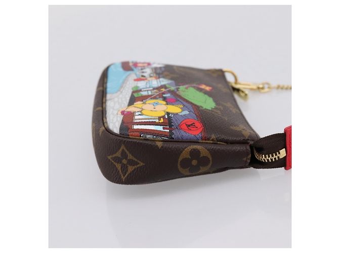 LOUIS VUITTON Monogram Vivienne Mini Pochette Accessoires Pouch LV Auth 204777M Monograma - vista 4