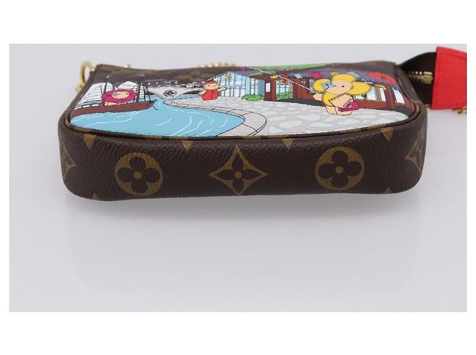 LOUIS VUITTON Monogram Vivienne Mini Pochette Accessoires Pouch LV Auth 204777M Monograma - vista 5