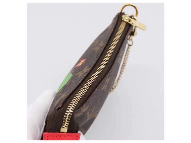 LOUIS VUITTON Monogram Vivienne Mini Pochette Accessoires Pouch LV Auth 204777M Monograma - vista 6