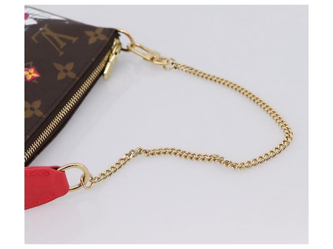 LOUIS VUITTON Monogram Vivienne Mini Pochette Accessoires Pouch LV Auth 204777M Monograma - vista 7
