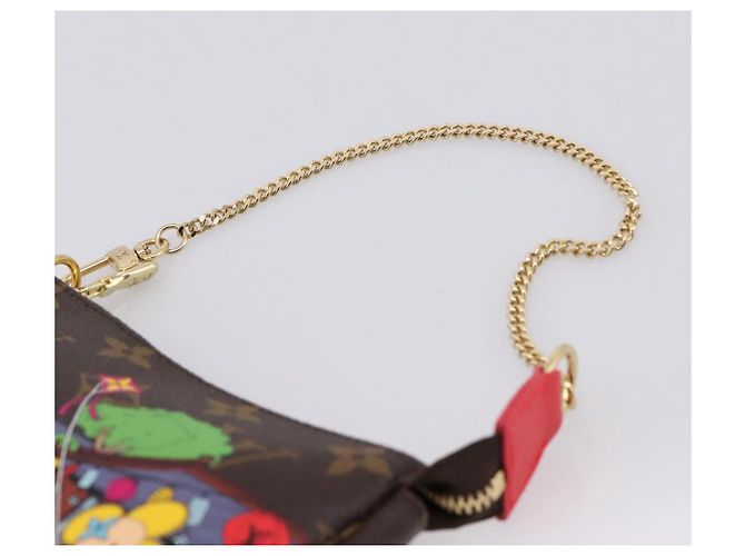 LOUIS VUITTON Monogram Vivienne Mini Pochette Accessoires Pouch LV Auth 204777M Monograma - vista 8