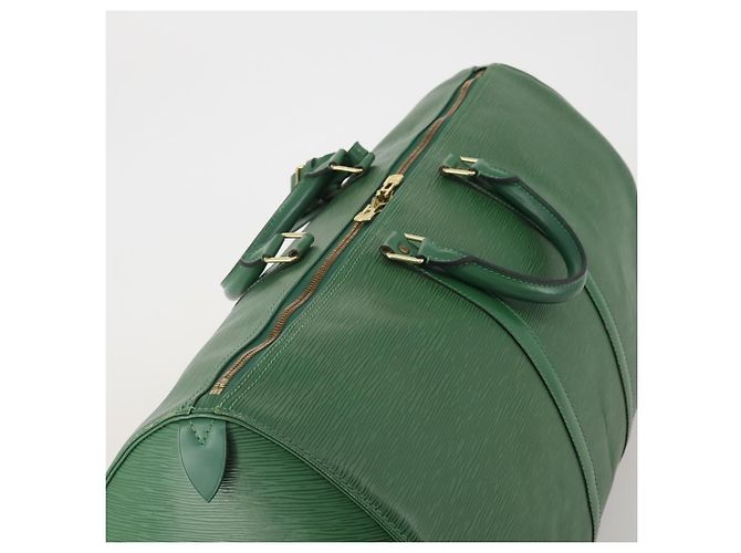 LOUIS VUITTON Epi Keepall 55 Boston Bag Green M42954 LV Auth 202476A Verde - vista 6