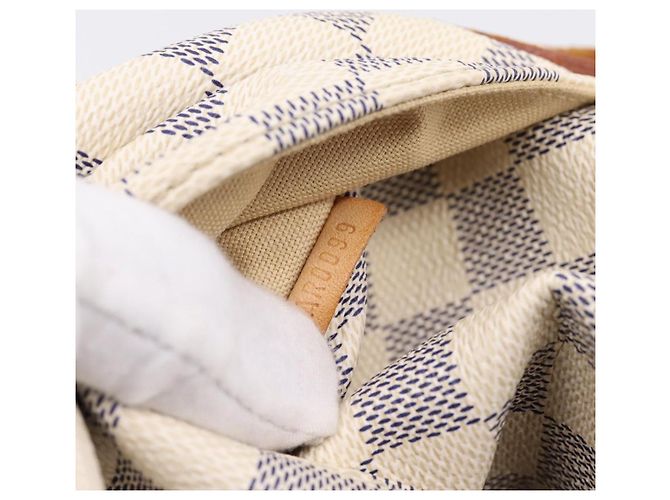 Borsa Tote LOUIS VUITTON Damier Azur Totally PM N41280 LV Auth BA15820 - vista 12