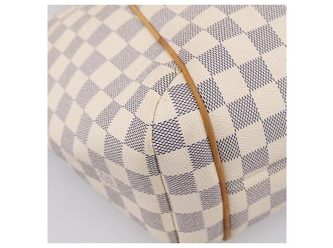 Borsa Tote LOUIS VUITTON Damier Azur Totally PM N41280 LV Auth BA15820 - vista 15