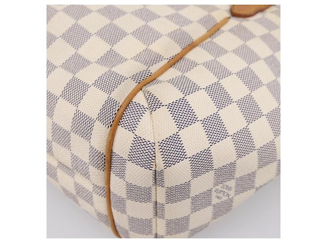 Borsa Tote LOUIS VUITTON Damier Azur Totally PM N41280 LV Auth BA15820 - vista 16