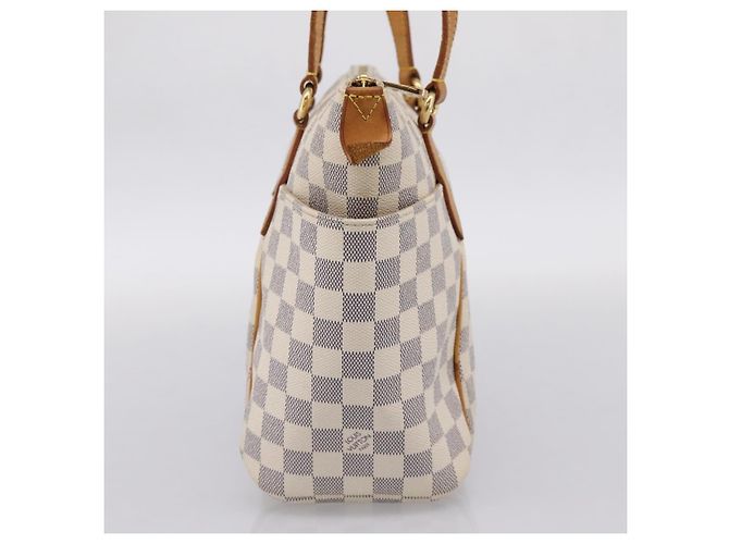 Borsa Tote LOUIS VUITTON Damier Azur Totally PM N41280 LV Auth BA15820 - vista 3