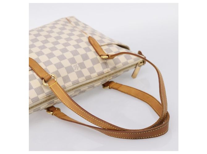 Borsa Tote LOUIS VUITTON Damier Azur Totally PM N41280 LV Auth BA15820 - vista 7