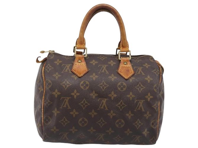 LOUIS VUITTON Monogram Speedy 25 Hand Bag M41528 LV Auth 204134 Monogramma - vista 2