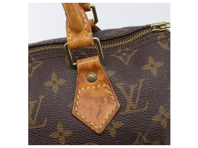 LOUIS VUITTON Monogram Speedy 25 Hand Bag M41528 LV Auth 204134 Monogramma - vista 21