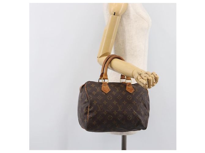 LOUIS VUITTON Monogram Speedy 25 Hand Bag M41528 LV Auth 204134 Monogramma - vista 25