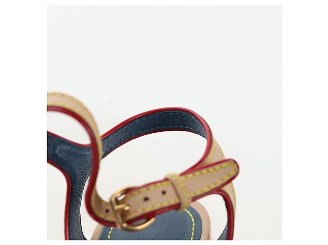 LOUIS VUITTON Monogram Denim Espadrille Sandalen Blue LV Auth ar14173V Blau Monogramm - Ansicht 15