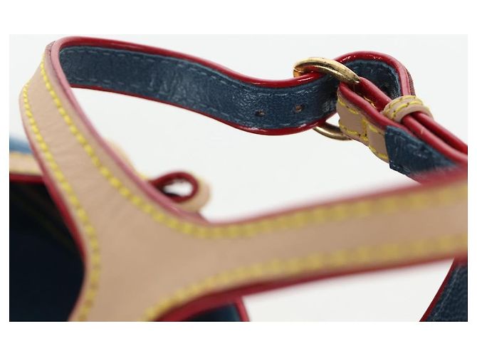 LOUIS VUITTON Monogram Denim Espadrille Sandalen Blue LV Auth ar14173V Blau Monogramm - Ansicht 30