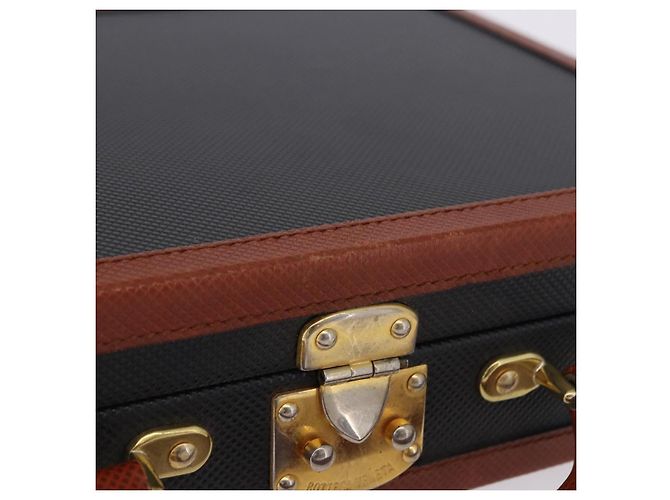 Borsetta Vivienne Westwood PVC Black Gold Auth LN161 - vista 14