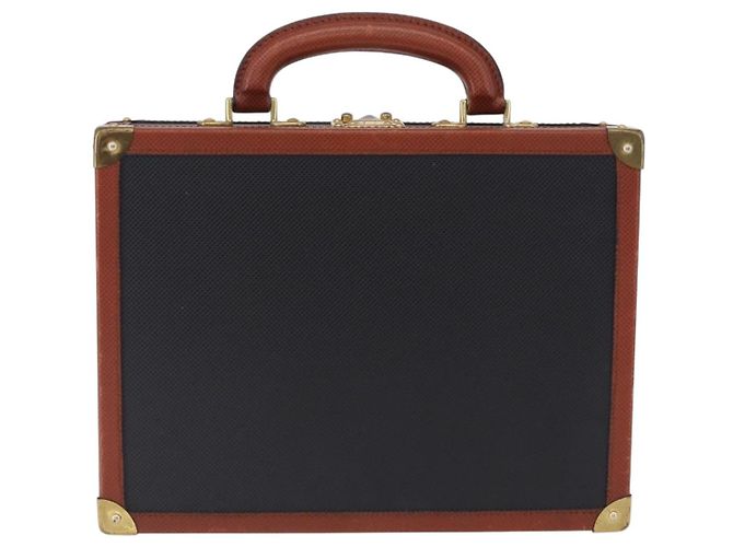 Borsetta Vivienne Westwood PVC Black Gold Auth LN161 - vista 3