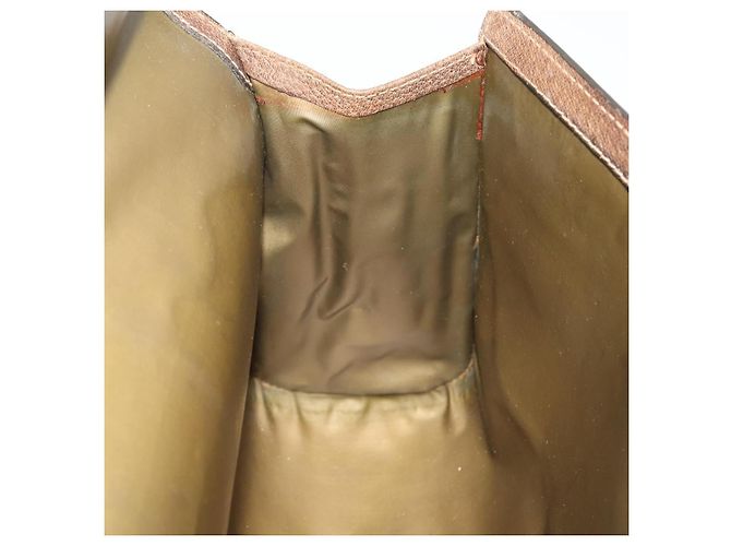Borsa GUCCI GG Supreme Web Sherry Line PVC Beige Gold 37 014 3087 Auth 205150A - vista 23