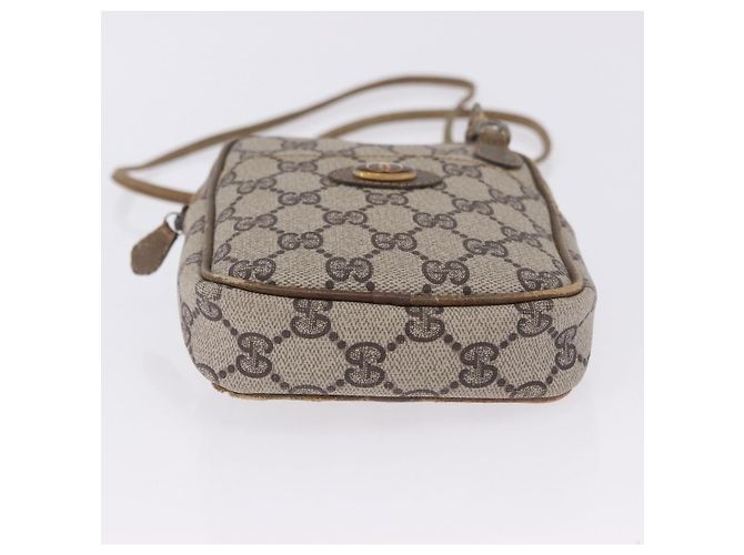 Borsa a tracolla GUCCI GG Supreme PVC Beige Gold 001 23 151 Auth 202680 D'oro - vista 15