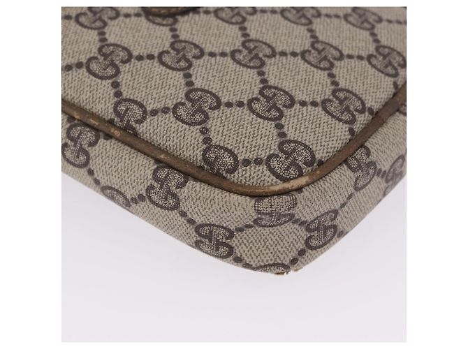 Borsa a tracolla GUCCI GG Supreme PVC Beige Gold 001 23 151 Auth 202680 D'oro - vista 16
