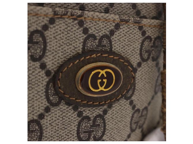 Borsa a tracolla GUCCI GG Supreme PVC Beige Gold 001 23 151 Auth 202680 D'oro - vista 21