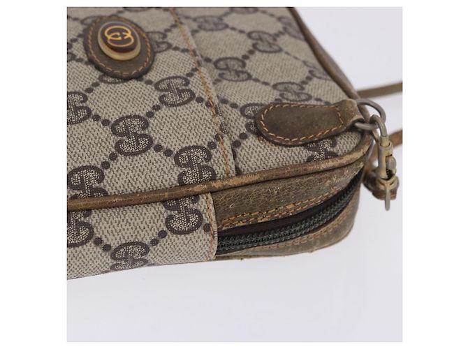 Borsa a tracolla GUCCI GG Supreme PVC Beige Gold 001 23 151 Auth 202680 D'oro - vista 5