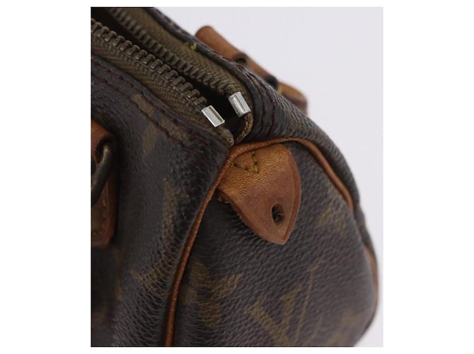 Borsa a mano LOUIS VUITTON Monogram Mini Speedy M41534 LV Auth ep15281 Monogramma - vista 17