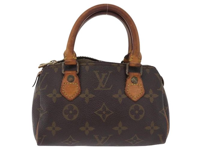 Borsa a mano LOUIS VUITTON Monogram Mini Speedy M41534 LV Auth ep15281 Monogramma - vista 2