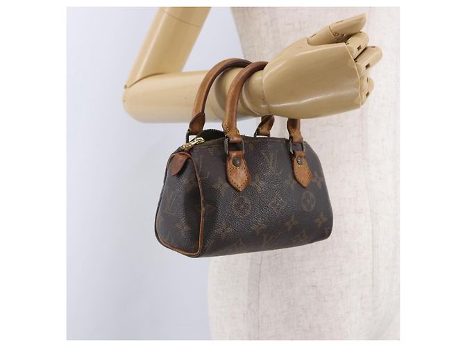 Borsa a mano LOUIS VUITTON Monogram Mini Speedy M41534 LV Auth ep15281 Monogramma - vista 23