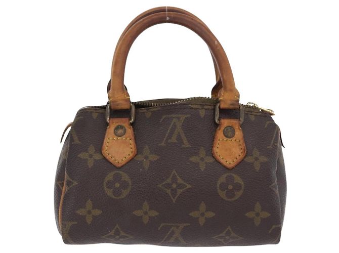 Borsa a mano LOUIS VUITTON Monogram Mini Speedy M41534 LV Auth ep15281 Monogramma - vista 3