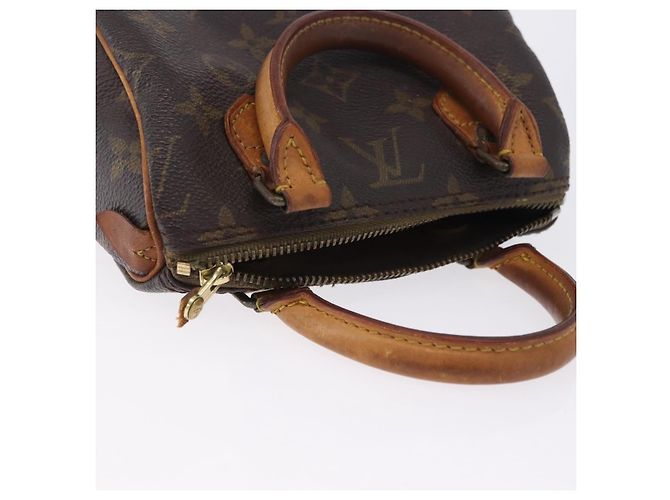 Borsa a mano LOUIS VUITTON Monogram Mini Speedy M41534 LV Auth ep15281 Monogramma - vista 6