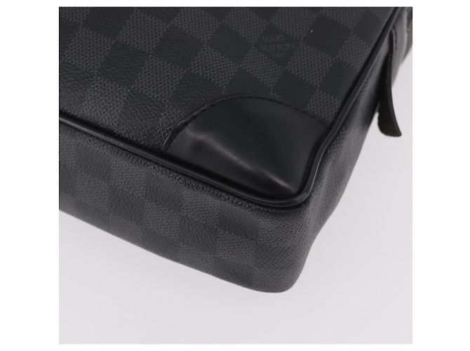 LOUIS VUITTON Damier Grafitte Porte Documents Voyage Bag N41125 LV Auth 189727 Damier ebene - Ansicht 11