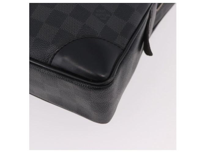 LOUIS VUITTON Damier Grafitte Porte Documents Voyage Bag N41125 LV Auth 189727 Damier ebene - Ansicht 13