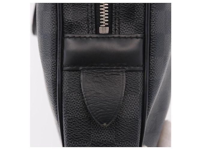 LOUIS VUITTON Damier Grafitte Porte Documents Voyage Bag N41125 LV Auth 189727 Damier ebene - Ansicht 14