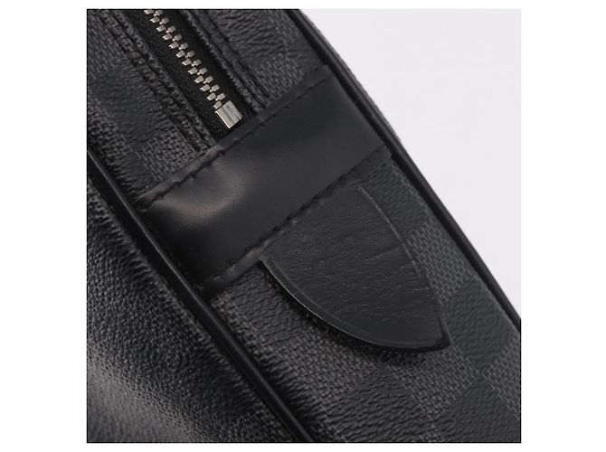 LOUIS VUITTON Damier Grafitte Porte Documents Voyage Bag N41125 LV Auth 189727 Damier ebene - Ansicht 16