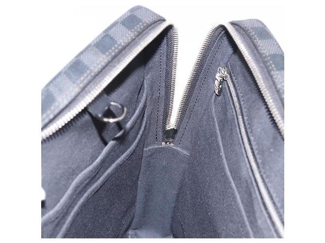 LOUIS VUITTON Damier Grafitte Porte Documents Voyage Bag N41125 LV Auth 189727 Damier ebene - Ansicht 20