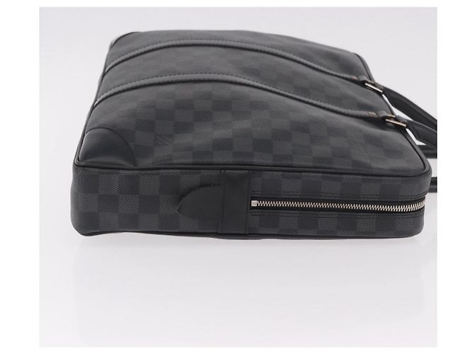 LOUIS VUITTON Damier Grafitte Porte Documents Voyage Bag N41125 LV Auth 189727 Damier ebene - Ansicht 4