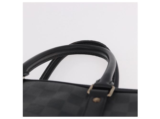 LOUIS VUITTON Damier Grafitte Porte Documents Voyage Bag N41125 LV Auth 189727 Damier ebene - Ansicht 8